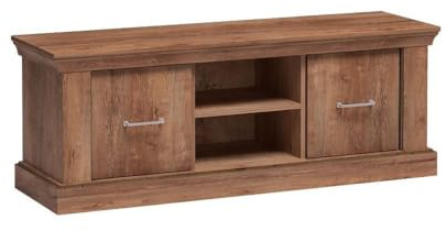 Masseno TV-Schrank DESIO 142 cm Fernsehschrank mit 2 Türen TV-Lowboard für Wohnzimmer Modern 142x40x50 cm Braun