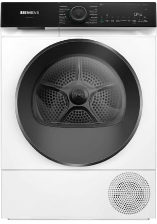 Siemens iQ500 Smarter Wärmepumpentrockner 9 kg selbstreinigend WQ46N2B41 | SelfCleaning Condenser für dauerhaften Komfort, IntelligentDry gegen übertrocknen und Einlaufen, softDry Trommelsystem