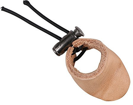 IPOTCH Leder Bogenschießen Finger Schutz Fingerling Daumenring Bogensport Handschuh Schießhandschuh