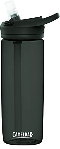 CAMELBAK Eddy+ Straw Tritan Bottle - Graphite, 750ml / 0.75L 25oz Eddy Plus Tritan Flask Vessel Canteen Cup Water Juice Drinking Drink Storage Container Holder BPA Free Reusable Safe Eco Friendly