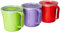Zilpoo 3er-Pack – Suppentasse mit Griff und belüftetem Deckel, 1050 ml, Kunststoff, mikrowellengeeignet, Müslischale mit Deckel, mikrowellengeeignet, mit Deckel