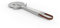 everdure by Heston blumenthal - Cortador de pizza (acero inoxidable, 29,2 x 12 x 2,2 cm, cortador de pizza grande con diámetro XXL, cuchillo de pizza con colgador de piel, accesorios para pizza
