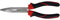 Pinza becchi semitondi curvi cromo vanadio 200 mm.