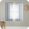 MRTREES Gardinen mit Kräuselband Stores Gardinen Grau kurz transparent 145X140cm (HXB) Schlaufenschals 2er Set Vorhänge in Leinenoptik für Wohnzimmer Schlafzimmer Mädchen Jugend Curtains