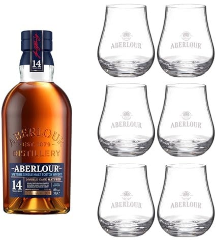Pack ABERLOUR 14 ans + 6 verres Whisky Ecossais Single Malt - 40%, 70cl