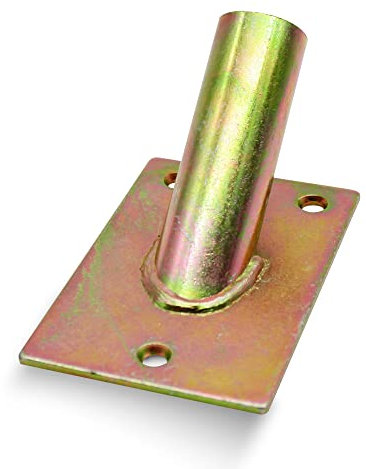 DOJA Barcelona | Base supporto per Bandiera | Porta Bandiera Balcone 1 Foro per Impieghi Gravosi | Staffa Porta Bandiera da Muro Esterno | Supporto Portabandiera Stadio, Muro, Balcone, Barca, Terrazzo