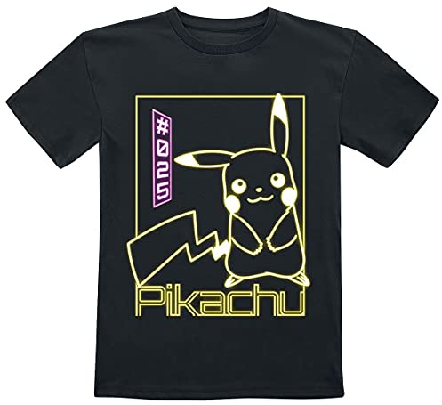 Pokémon Kids - Pikachu Neon Unisex T-Shirt schwarz Gaming, Nachhaltigkeit, Nintendo, Pikachu