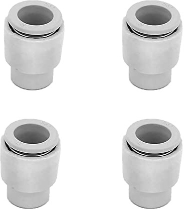 4 x One-Touch-Armaturen, 12 mm professionelle Push-Fit-Endkappe für Luftleitungen, Wasser