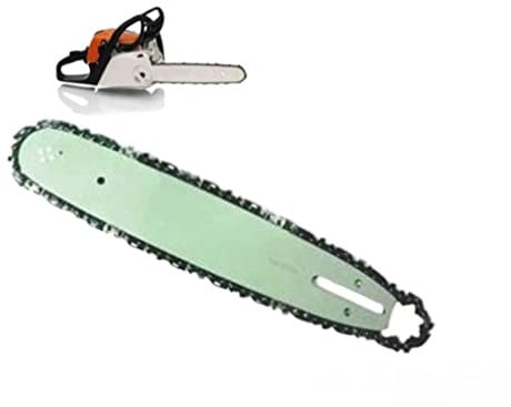 Lama e Barra Per Motosega da 30 cm 12 Pollici 3/8 45 Maglie Set Ricambio Motosega Barra Guida con catena Per Motoseghe a Scoppio