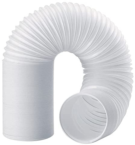 Wisboey Manguera de Escape 130 Mm, Manguera de Escape para Acondicionado, Manguera de PVC, Tubo de Acondicionado, Manguera de Ventilaci¨®N, Retr¨¢Ctil 2 M
