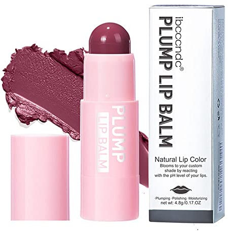 Bálsamo labial hidratante que aclara las arrugas de los labios Textura labial pulida Al instante Lip Plumper Barra de labios hidratante Cuidado labial # 01 Antique Violet