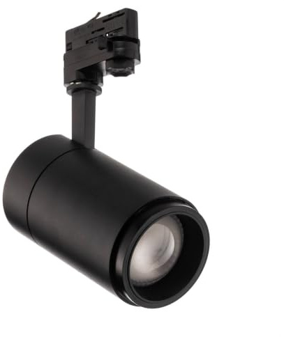Arcchio LED Stromschienenstrahler Nanna in Schwarz aus Aluminium (1 flammig,) Arbeitszimmerleuchte