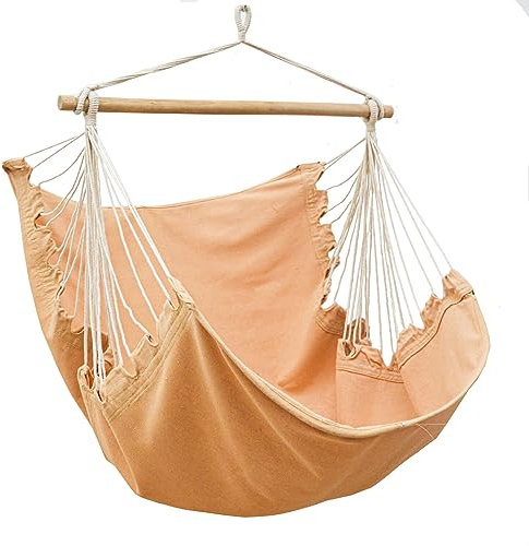 AMANKA Sedia Pensile Giardino XL - 155x125 Sedia Sospesa da Esterno Sedia a Dondolo da Interno - Poltrona Balcone Altalena da Camera Poltrona Sospesa Bambini Sedia Appesa al Soffitto Dondolo 1 Posto