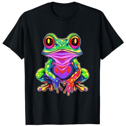 Techno-Party EDM Frog DJ Trippy Art Rave T-Shirt