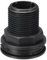 PATIKIL Raccordo Passaparete in Polipropilene 1, Connettore per Serbatoio Acqua con Guarnizione in Silicone Raccordo per Tubo da Giardino per Secchi Pioggia, Lavelli, Acquari, Nero