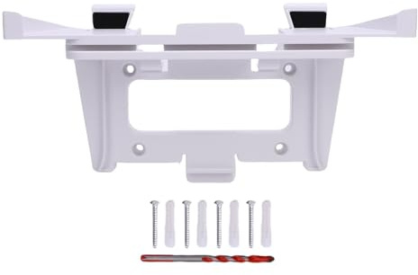 SUNGOOYUE Router Wall Mount Kit for Gen 3, ABS Plastic Bracket with Ventilation & Cable Management for Optimal Signal Performance in Home Office Setup