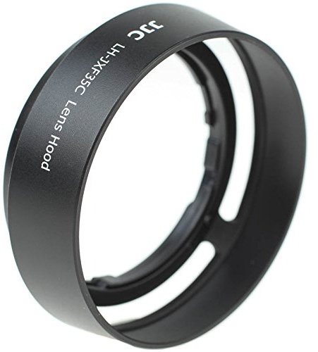 JJC LH-JXF35C Black Gegenlichtblende (Streulichtblende, Sonnenblende) für Fujinon XF35mm und XF23mm f/2 - ersetzt Fuji LH-XF35-2 (schwarz)