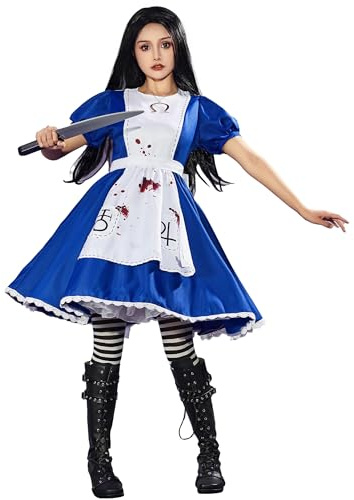 miccostumes Women's Cosplay Costume Set Dress With Bow Halloween(M)