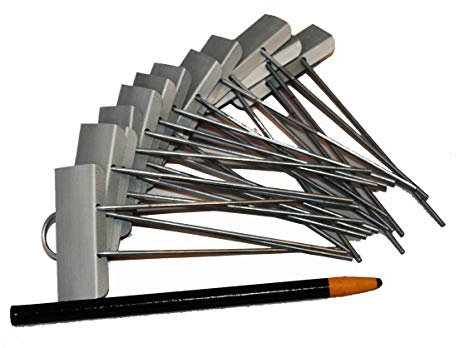 Zink-Etiketten für Gärten, langlebig, klein, 12 Stück