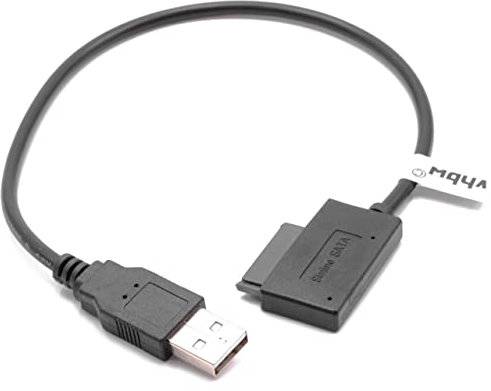 vhbw Slimline SATA II 13 vers Lecteur USB de CD DVD Câble Adaptateur