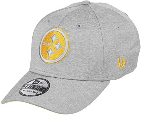 New Era Pittsburgh Steelers 39thirty Stretch Cap - Grey Collection - Grey - M - L