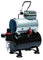 Compresor de aerografia con calderin 3 L. Presion regulable 0-6,5 Bar. Manometro, filtro y valvula de seguridad incluido