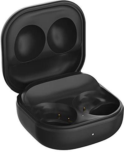 Kissmart Custodia di ricarica wireless compatibile con Samsung Galaxy Buds 2, custodia di ricambio Dock Station per Galaxy Buds 2 auricolari Bluetooth (nero)
