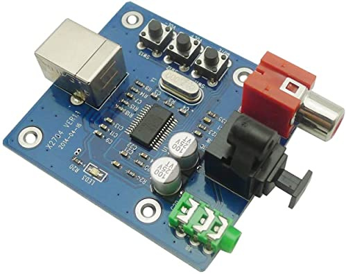 Fasizi PCM2704 USB DAC USB Power Fiber Optic Koaxial Analog Output sZ-11 für Rasberry Pi Rasbian RaspBMC