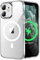 tigratigro Cover Magnetica per iPhone 11, Compatibile con MagSafe Ricarica Wireless, Anti Ingiallimento, Antiurto di Grado Militare, Custodia magnetica, Retro Antigraffio Trasparente