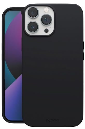 Prio Silikonschutzhülle für iPhone 13 Pro schwarz