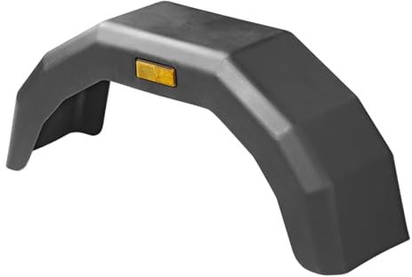 APT 2X Kunststoff Kotflügel 13 Zoll universal Schutzblech für PKW Anhänger Kotflügel (2)