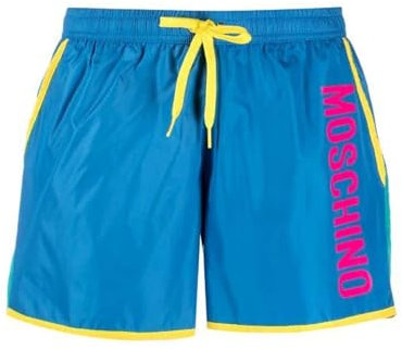 Moschino Swim Costume da Bagno Uomo Poliestere Blu S