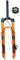 26 27.5 29 Zoll Fahrrad Luft Federgabel 1-1/8 Gerader Schaft City Bike Trekking Vorderrad Gabel Federweg 120mm Schnellspanner 9 × 100 QR Für DH AM (Color : Gold Remote, Size : 26inch)