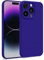 MyGadget Cover per iPhone 14 Pro - Custodia in Silicone Morbido a Doppio Strato – Case con Protezione Fotocamera & Fodera Interna Antigraffio - Violetta