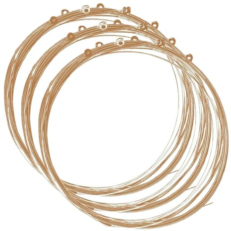 Fender 60CL .011 - .052 Phosphor Bronze Custom Light Acoustic Guitar Strings (Pack of 3)