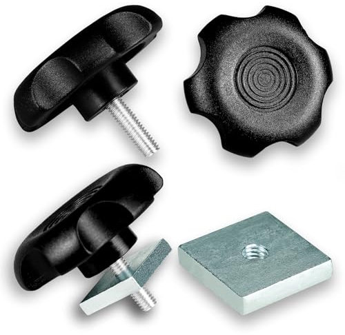 3 Sets Markisenknopf mit Mutter Markisenklemme Ersatzteil mit Klemme für Wohnmobil Wohnmobil