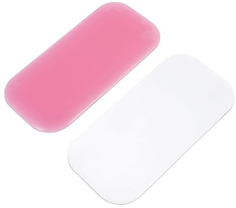 Baluue 4 Silikonpads für Wimpernverlängerung Tragbar und Leicht zu Reinigen für Salon und Private Anwendung Zufällige Farbe