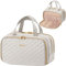 Lifewit Beauty Case da Viaggio da Donna, Beauty da Viaggio, Beauty Case Donna Uomo, Borsa da Toilette, Pochette Grande con Manico, Porta Trucchi, 5 L, Grigio Chiaro
