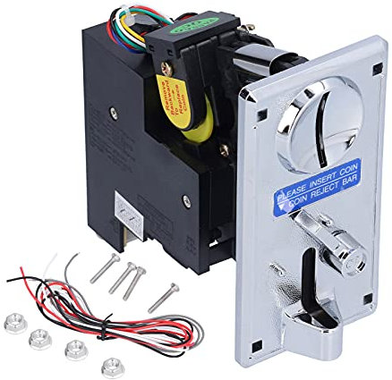 Elektronischer Spielautomat mit Sortenauswahl. Spielautomat (Silber grau)