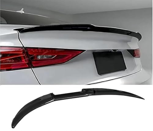EESWCSZZ3 Auto Heckspoiler für Maserati Ghibli III (M157) 2013-2017, Schwarz, Kunststoff, Glossy Black, Selbstklebend