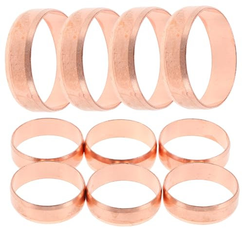 Mobestech 10pcs Copper Clamp Bracket for Oil Pump Installation Metal Fuel Pump Holder Secure Fit Versatile Use for Automotive and Industrial Applications