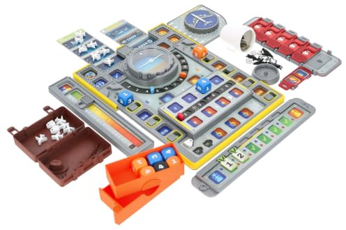 Feldherr Dashboard und Spielhilfe kompatibel mit Sky Team + Turbulenzen – 3D-Upgrade für Cockpit, Alarmtafel und mehr – Besseres Spielgefühl, klare Übersicht
