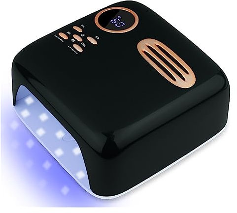 UV Nail Lamp, 72W LED UV Nail Lamp Dryer UV Lamp for All Gel Nail Polish Lamp with Smart Timer Memory Invisible Digital Timer Display Nail Lamp(Groen)