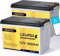 12V 300Ah LiFePO4 Lithium Batterie 2 Stück, Bluetooth 200A BMS, Max.3840Wh Energie, Max.15000 Tiefe Zyklen, Perfekter Ersatz Blei-Säure-Batterie für Wohnmobile, Caravans, Marine, Solarbatterien