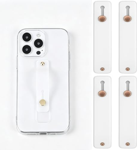 4 Stück Handy Fingerhalter, Fingerhalterung Handy, Fingerhalter Handy, Praktische Handyhalterung für Smartphones, Handyhalter, Fingerhalterung - auch geeignet für e-Reader und kleine Tablets