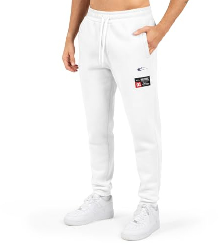 SMILODOX Herren Jogginghose Rayk - Bequeme Hose mit Logo Print, elastischem Bund, Bündchen und Stretch-Material für sportliche und lässige Alltagslooks