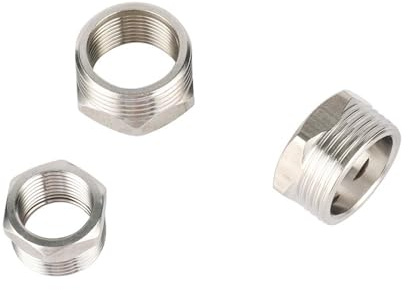 Raccord en laiton fileté mâle/femelle 1/2 3/4 1 for robinet de jardin, réservoir d'eau, aquarium, 2 pièces(1/2 Female to 3/4 Male)