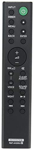 VINABTY RMT-AH200U Mando a Distancia de Repuesto Compatible con Sony HT-CT390 SA-CT390 SA-CT390 HT-RT3 SA-WRT3 Barra de Sonido Sistema de Audio en casa