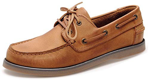 Jim Boomba Men's Australian Style Boat Deck Shoes, Russet, 9 UK