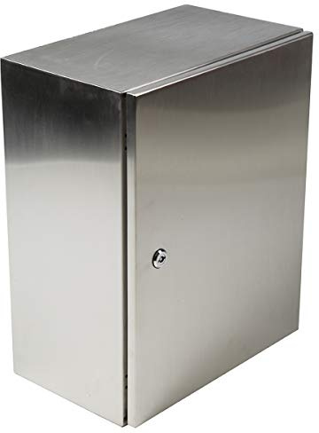 RS PRO Edelstahl 304 Wandanschlusskasten farblos IP66, HxBxT 360 mm, 240 mm x 150 mm